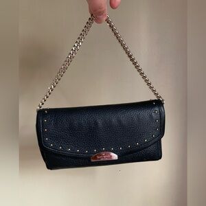 Kate Spade West Street Milou - Black, party dance evening clutch chain strap